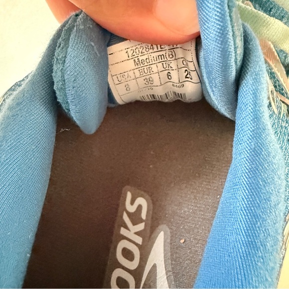 Brooks Ghost 12 Blue Running Shoes Women’s Size 8 - Picture 7 of 7